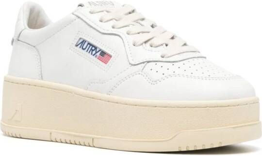 Autry Medalist platform sneakers White