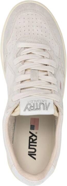 Autry Medalist suede sneakers White