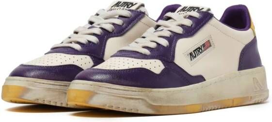 Autry Medalist Super Vintage distressed sneakers Purple