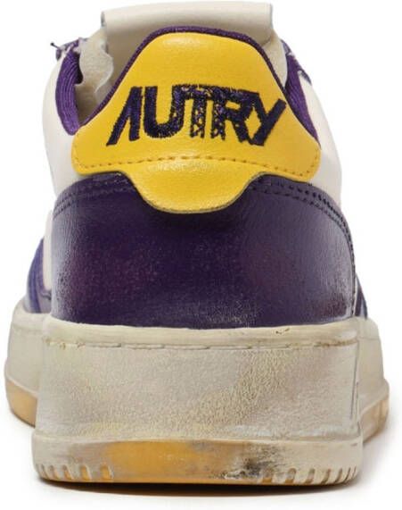Autry Medalist Super Vintage distressed sneakers Purple