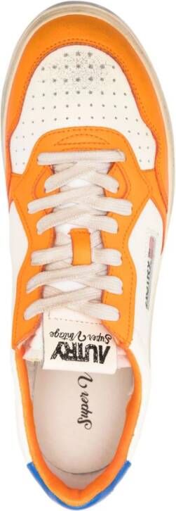 Autry Medalist Super Vintage leather sneakers Orange