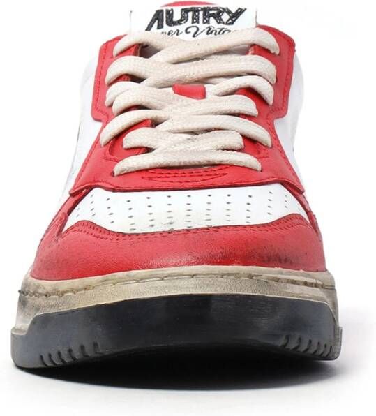 Autry Medalist Super Vintage leather sneakers Red