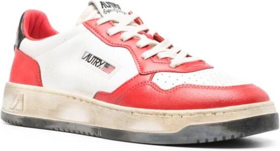 Autry Medalist Super Vintage leather sneakers White