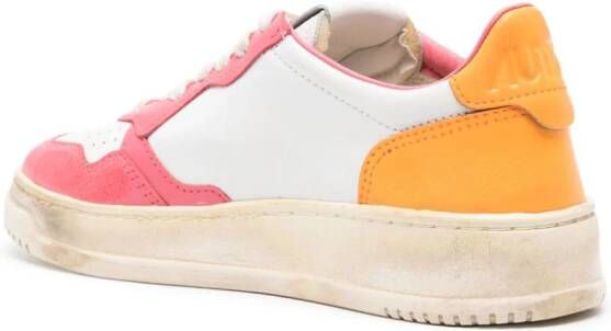 Autry Medalist Supervintage lace-up sneakers Pink