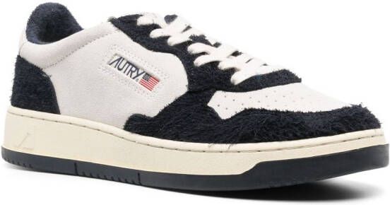 Autry Medalist two-tone suede sneakers White