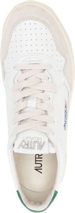 Autry Metalist low-top lace-up sneakers White