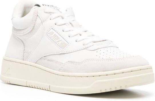 Autry Open high-top leather sneakers White