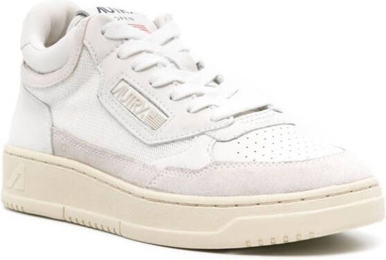 Autry Open leather sneakers White