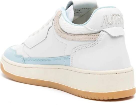 Autry Open Mid leather sneakers White