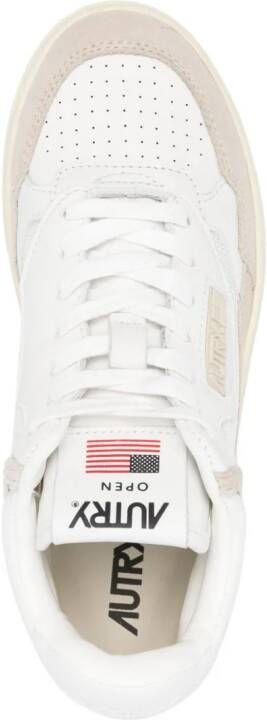 Autry Open mid-top sneakers White