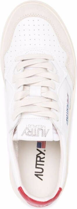 Autry side logo-patch sneakers White