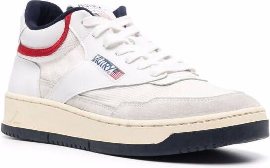 Autry side logo-patch sneakers White