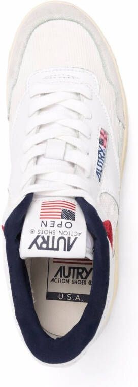 Autry side logo-patch sneakers White