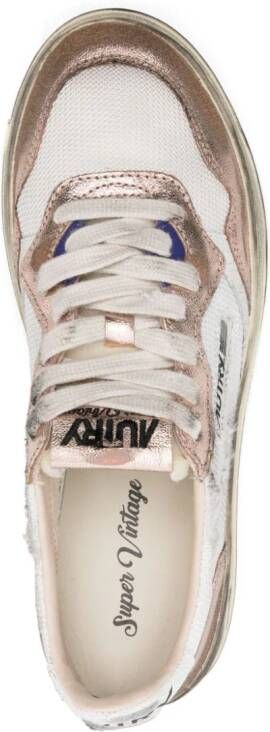 Autry Super Vintage distressed sneakers White