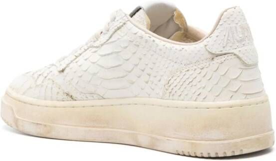 Autry Super Vintage embossed sneakers White