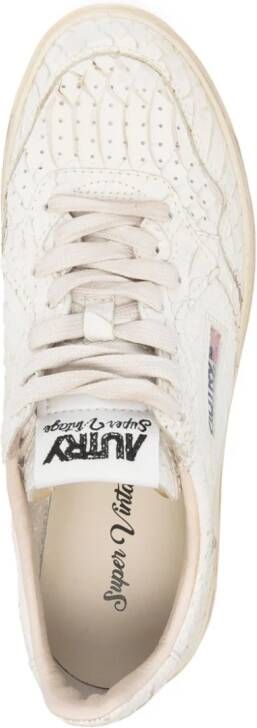 Autry Super Vintage embossed sneakers White