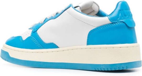 Autry two-tone low-top leather sneakers Blue