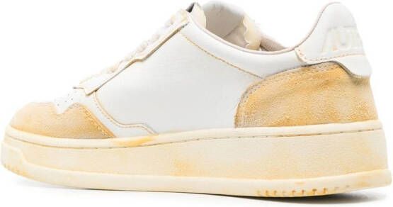 Autry two-tone low-top sneakers White