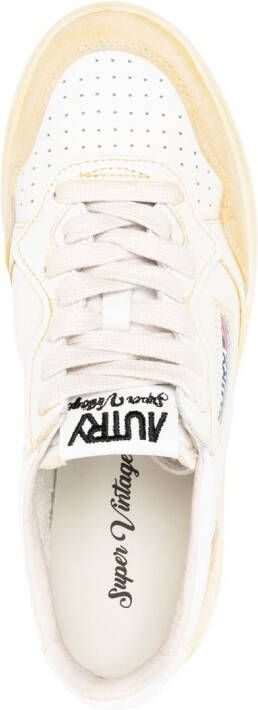 Autry two-tone low-top sneakers White