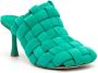 A.W.A.K.E. Mode Wilma 95mm suede mules Green - Thumbnail 2