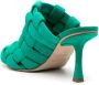 A.W.A.K.E. Mode Wilma 95mm suede mules Green - Thumbnail 3