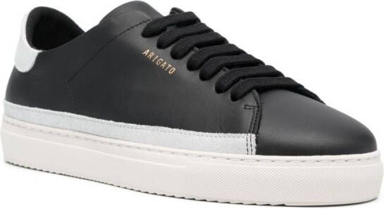 Axel Arigato Clean 90 glitter-embellished leather sneakers Black