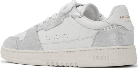 Axel Arigato Dice Lo glitter-panelled sneakers White