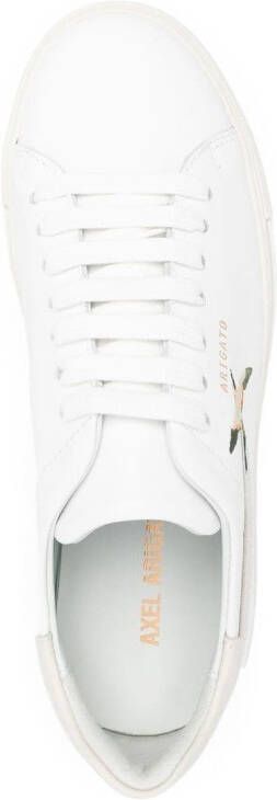 Axel Arigato embroidered-bird lace-up sneakers White