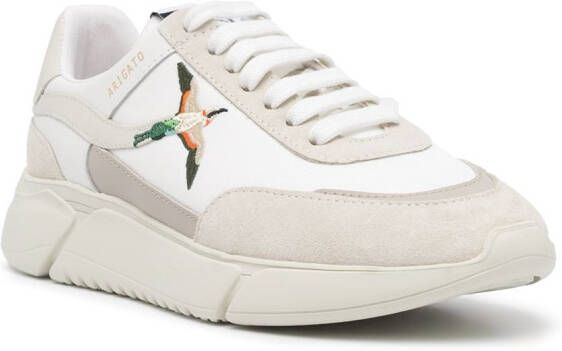 Axel Arigato Genesis embroidered bird sneakers Grey
