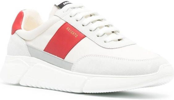 Axel Arigato logo-patch lace-up sneakers WHITE