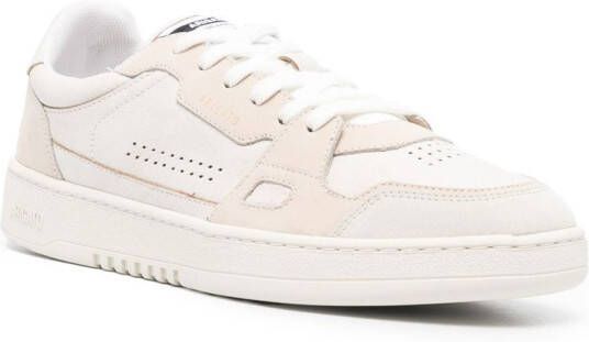 Axel Arigato panelled logo low-top trainers Neutrals