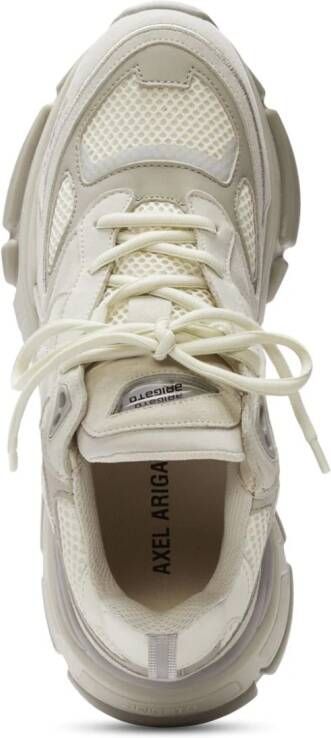 Axel Arigato Sphere panelled lace-up trainers Neutrals