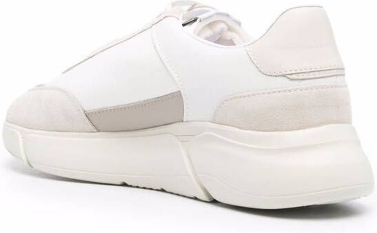 Axel Arigato suede-panelled low-top sneakers White