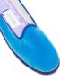 AZ FACTORY contrasting-trim velvet slippers Blue - Thumbnail 3