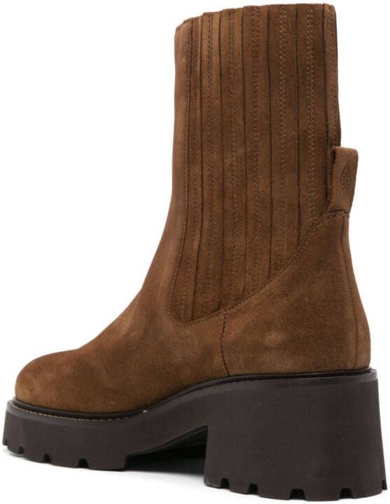 Ba&Sh Cadya suede ankle boots Brown
