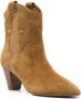 Ba&Sh Case 65mm Cowboy boots Brown - Thumbnail 2