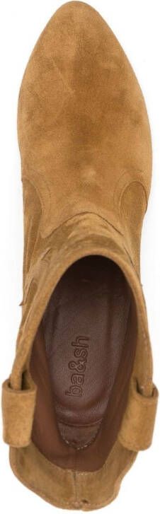 Ba&Sh Case 65mm Cowboy boots Brown