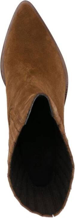Ba&Sh Chervey 80mm suede boots Brown