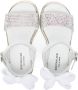 BabyWalker bow-appliqué crystal-embellished sandals White - Thumbnail 3