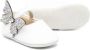 BabyWalker butterfly-appliqué leather ballerina shoes White - Thumbnail 2