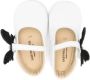 BabyWalker butterfly-appliqué leather ballerina shoes White - Thumbnail 3
