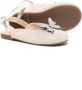 BabyWalker butterfly crystal-embellished ballerina shoes Neutrals - Thumbnail 2