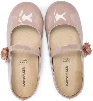 BabyWalker charm-embellished ballerina shoes Pink