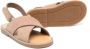 BabyWalker crossover-strap suede sandals Neutrals - Thumbnail 2