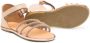BabyWalker crystal-embellished touch-strap sandals Neutrals - Thumbnail 2