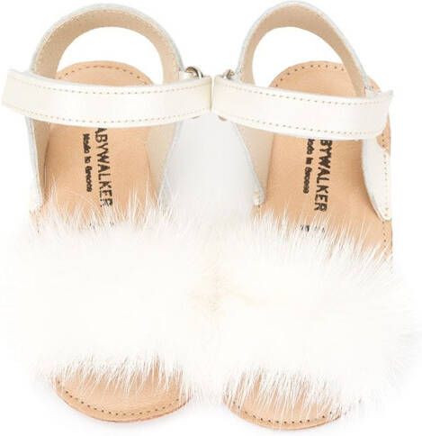 BabyWalker embellished flat sandals White
