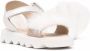 BabyWalker faux fur-trim sandals Neutrals - Thumbnail 2