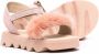 BabyWalker faux fur-trim sandals Pink - Thumbnail 2