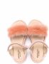 BabyWalker faux fur-trim sandals Pink - Thumbnail 3