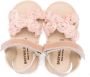 BabyWalker floral-appliqué leather sandals Pink - Thumbnail 3